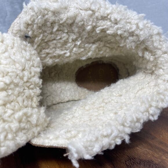 Gap Booties Womens US 10 Brown Faux Suede Lace Up Sherpa Lined Chukka Ankle - Picture 10 of 14